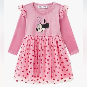 NWOT Disney Pink Minnie Mouse Heart Dress